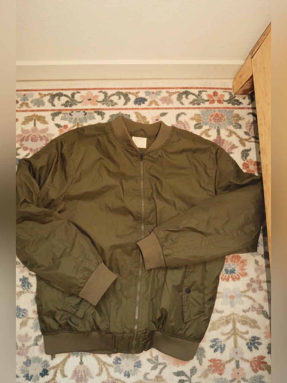 Men's Olive Bomber Jacket